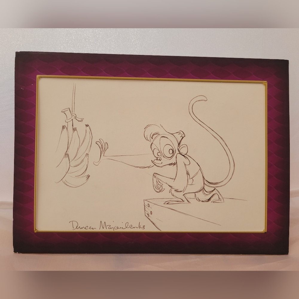 Disney Character Sketch Art Prints - With Artist's Autograph - Picture 5 of 8